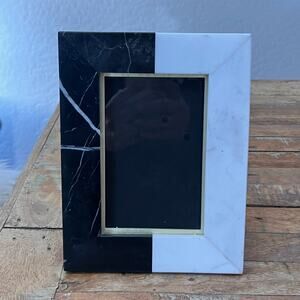 Jonathan Adler Canaan Marble Picture Frame 4x6 Handmade